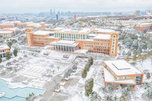 呈贡馆雪景